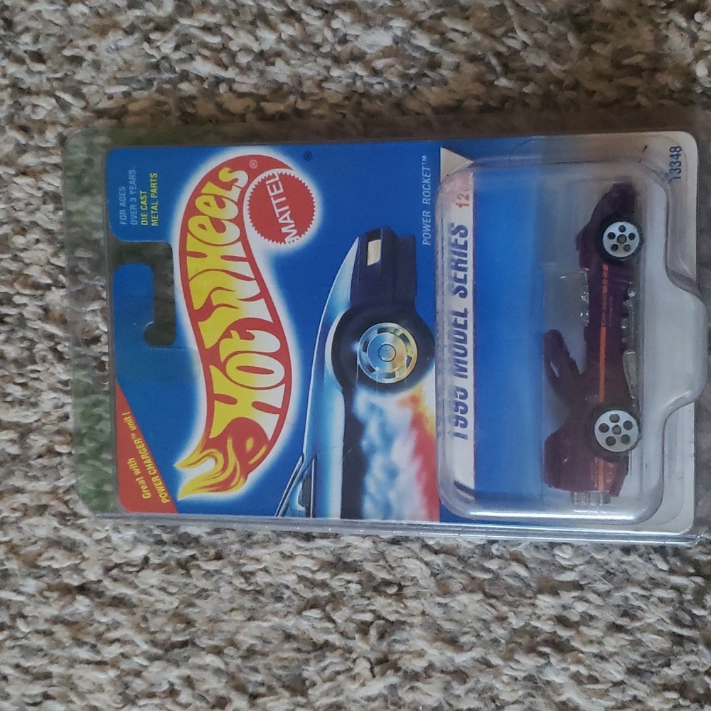 1995 hot wheels Power Rocket in protective case